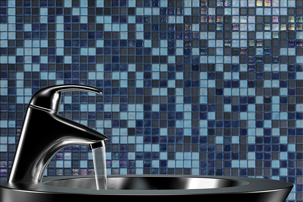 Blue Lagoon Cocktail Mosaic